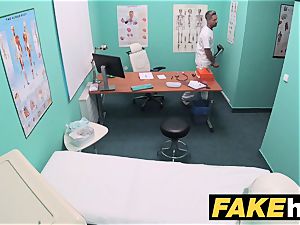 faux clinic wc room oral job and fucking