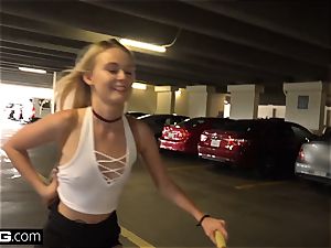 amateur teenager Kenzie point of view bang in public bike apartment