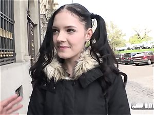 uber-cute student Anie Darling enjoys fuck-a-thon in public